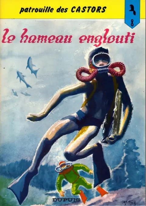 Couverture de l'album La Patrouille des Castors Tome 8 Le hameau englouti