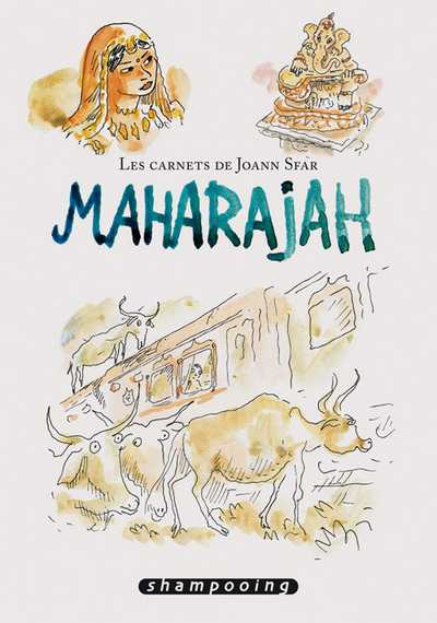 Couverture de l'album Les carnets de Joann Sfar Tome 8 Maharajah