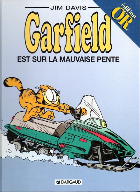 Couverture de l'album Garfield Tome 25 Garfield est sur la mauvaise pente