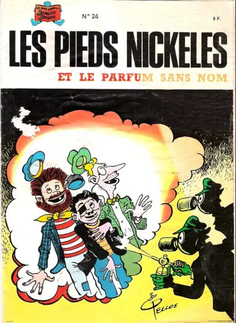 Couverture de l'album Les Pieds Nickelés Tome 24 Les pieds nickelés et le parfum sans nom
