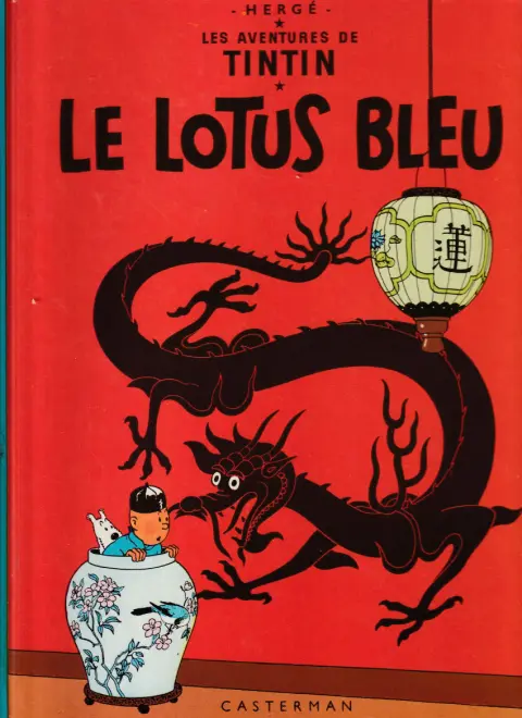 Couverture de l'album Tintin Tome 5 Le lotus bleu