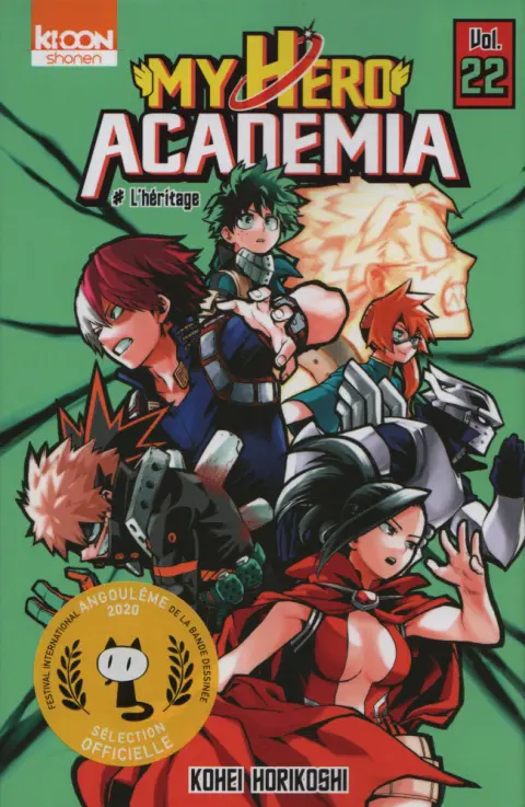My Hero Academia Vol. 22 L'héritage