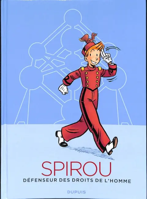 Couverture de l'album Spirou défenseur des droits de l'homme