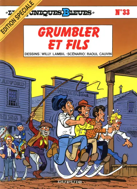 Couverture de l'album Les Tuniques Bleues Tome 33 Grumbler et fils