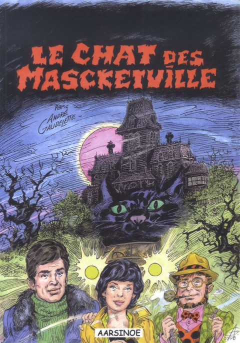 Couverture de l'album Une aventure de Franck, Siméon et Mylène Le chat des Mascketville