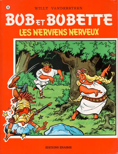Couverture de l'album Bob et Bobette Tome 69 Les nerviens nerveux