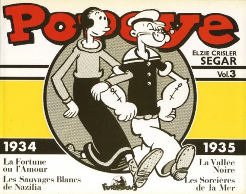 Couverture de l'album Popeye Futuropolis Vol. 3 1934/1935