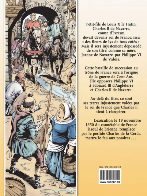 Verso de l'album Le Roi spolié 1 Le dernier Capétien