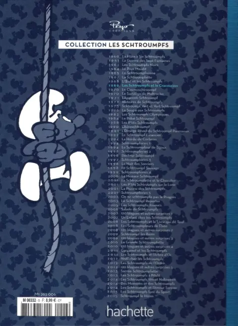 Verso de l'album Les Schtroumpfs La collection Tome 6 Les schtroumpfs et le cracoucass