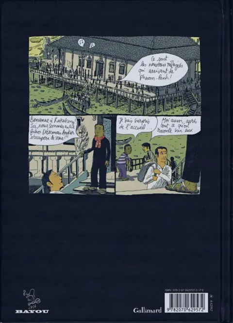 Verso de l'album L'Année du lièvre Tome 1 Au revoir Phnom Penh