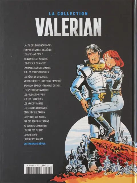 Verso de l'album Valérian Tome 23 Les mauvais rêves