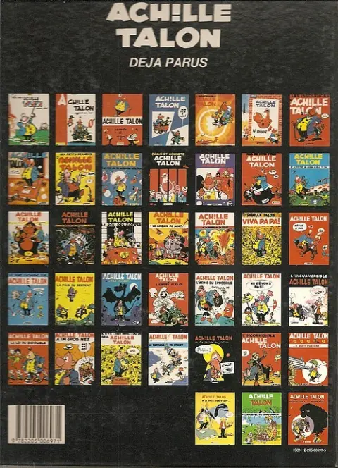 Verso de l'album Achille Talon Tome 8 Achille Talon méprise l'obstacle
