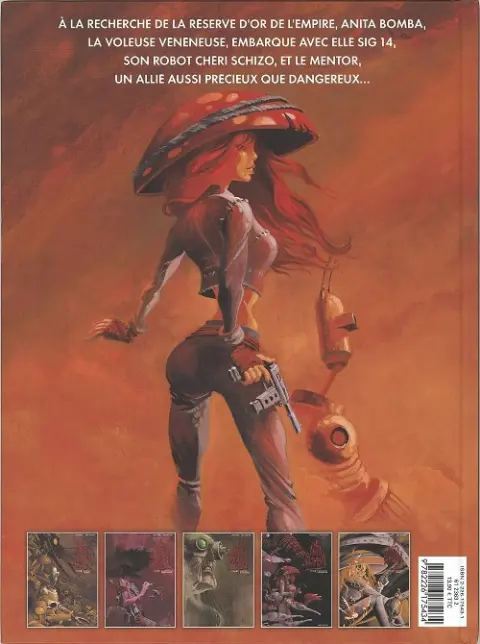 Verso de l'album Anita Bomba Tome 1 Le robot schizo