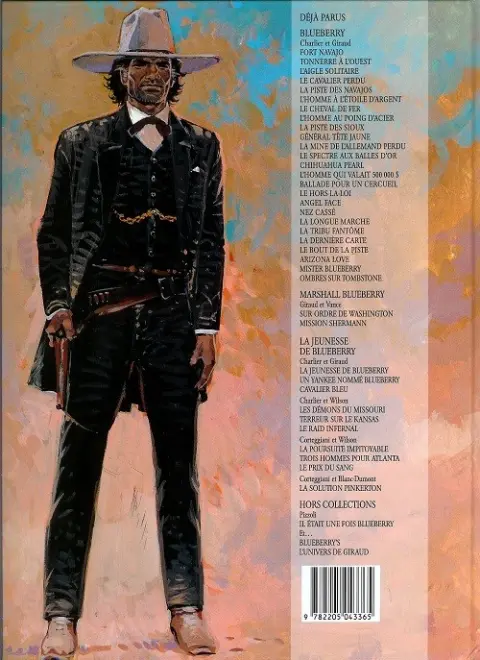 Verso de l'album Blueberry Tome 8 L'homme au poing d'acier