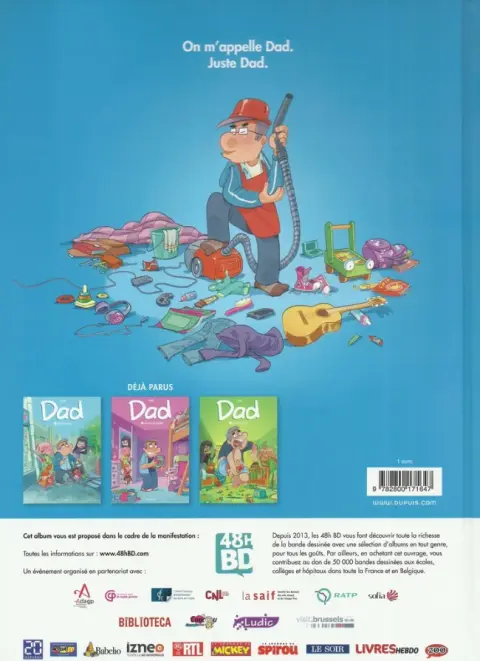 Verso de l'album Dad Tome 1 Filles à papa