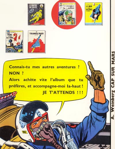 Verso de l'album Les aventures de Dan Cooper Tome 4 Cap sur Mars