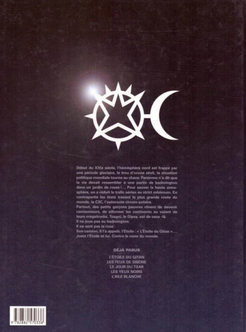Verso de l'album Gipsy Tome 1 L'étoile du Gitan