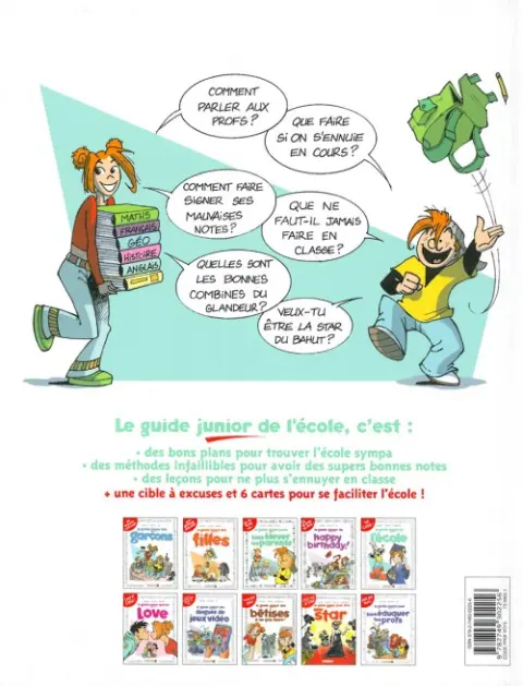 Verso de l'album Les guides junior Tome 5 Le guide junior de l'école