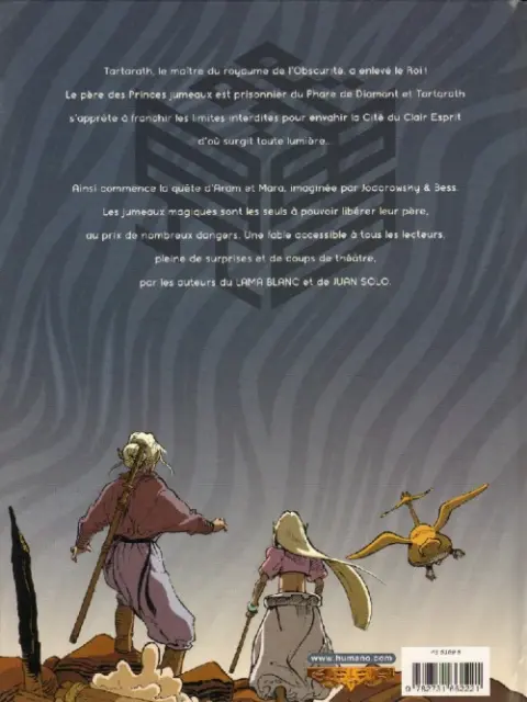 Verso de l'album Les Jumeaux magiques