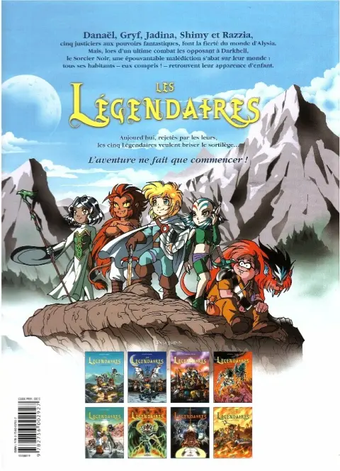 Verso de l'album Les Légendaires Tome 6 Main du futur