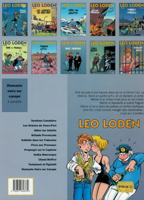 Verso de l'album Léo Loden Tome 8 Vodka mauresque