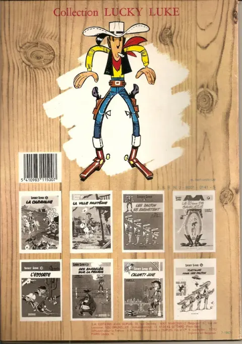 Verso de l'album Lucky Luke Tome 2 Rodéo