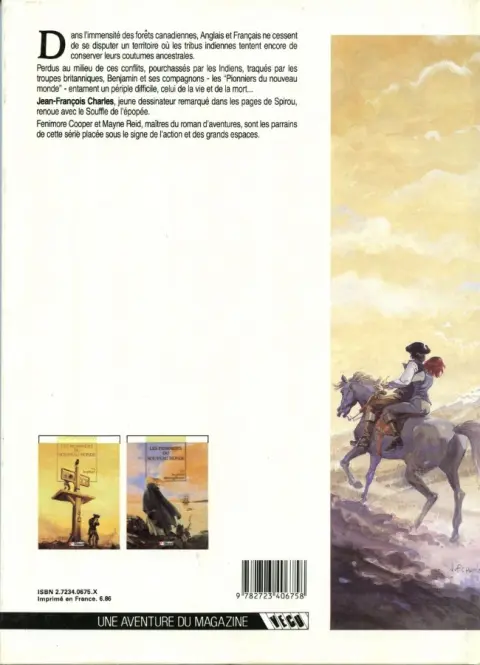 Verso de l'album Les Pionniers du Nouveau Monde Tome 2 Le grand dérangement