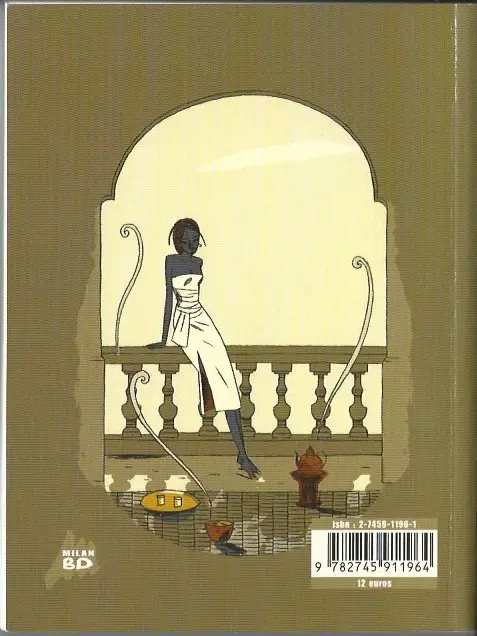 Verso de l'album Le troisième thé