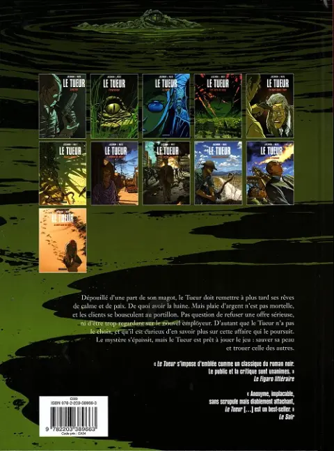 Verso de l'album Le Tueur Tome 3 La dette