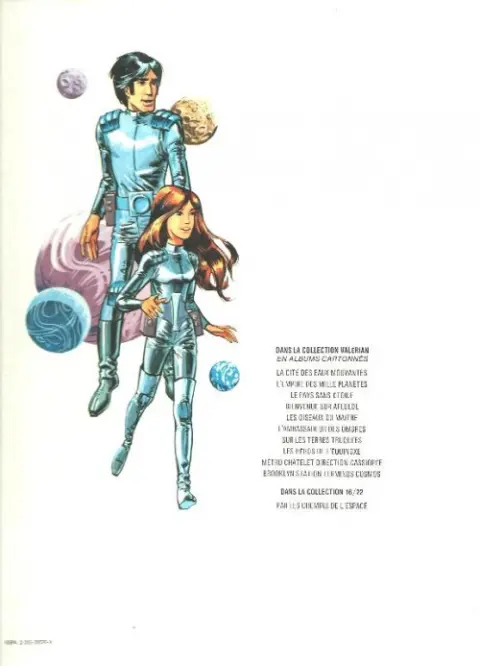 Verso de l'album Valérian Tome 2 L'empire des mille planètes