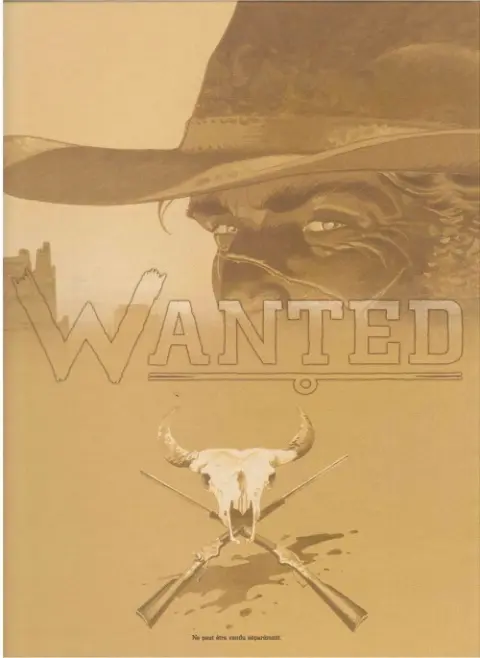 Verso de l'album Wanted Tome 4 L'or sous le scalp