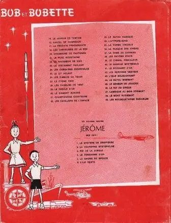 Verso de l'album Bob et Bobette Tome 54 Le Père Moustache