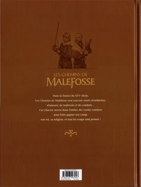Verso de l'album Les Chemins de Malefosse Tome 22 Fortune vagabonde