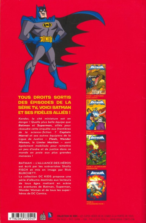 Verso de l'album Batman : L'Alliance des héros Tome 4 Dynamiques duos !