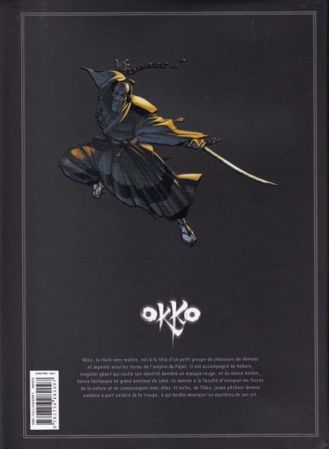 Verso de l'album Okko Le Cycle du vide - Édition intégrale