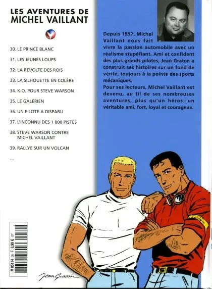 Verso de l'album Michel Vaillant La Collection Tome 30 Le prince blanc