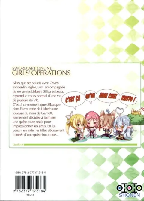Verso de l'album Sword art online - Girls' Ops 005