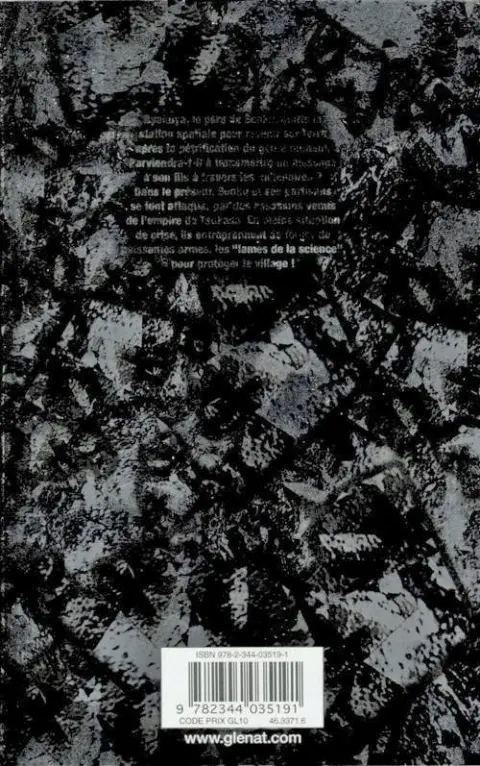 Verso de l'album Dr. Stone 6 Stone Wars