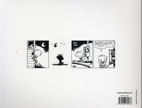 Verso de l'album Calvin et Hobbes Original Tome 1