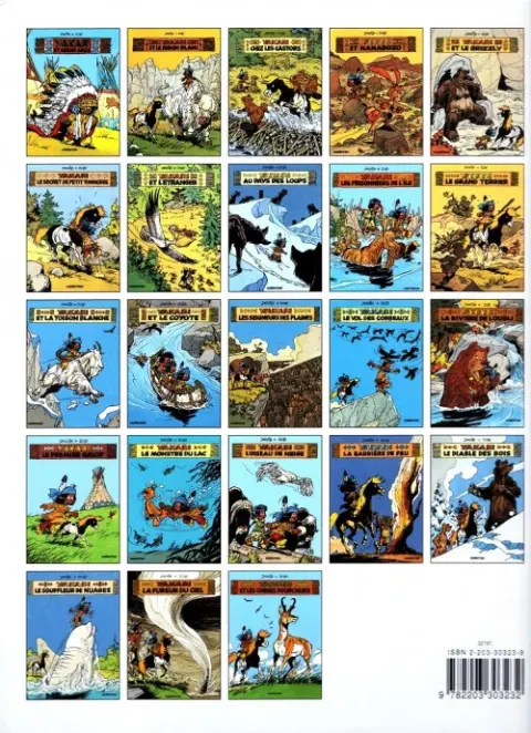 Verso de l'album Yakari Tome 23 Yakari et les cornes fourchues