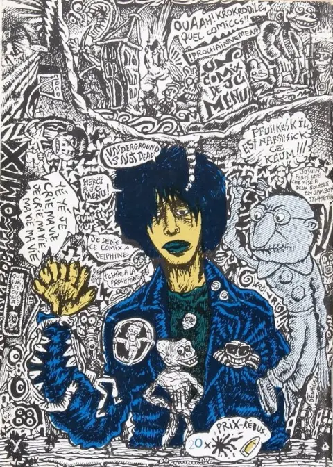 Verso de l'album Krokrodile Comix I