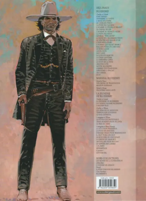 Verso de l'album Blueberry Tome 21 La Dernière Carte