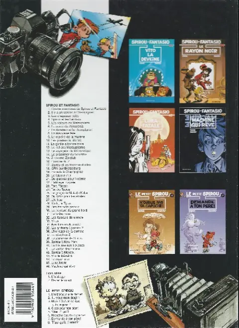 Verso de l'album Spirou et Fantasio Tome 28 Kodo le tyran