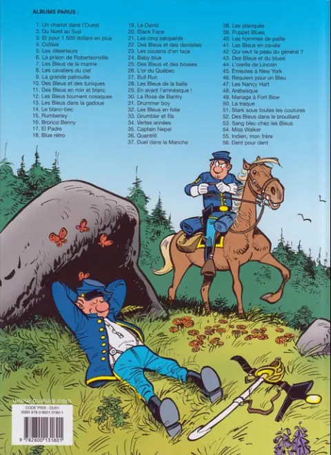 Verso de l'album Les Tuniques Bleues Tome 45 Émeutes à New York