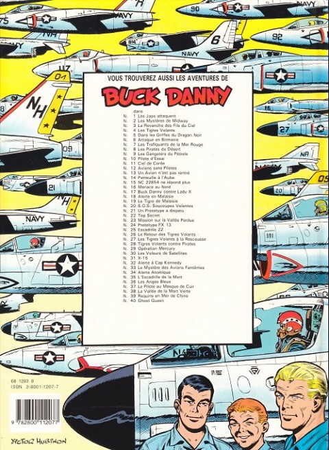 Verso de l'album Buck Danny Tome 11 Ciel de corée