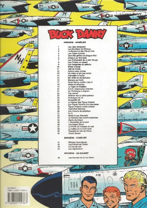 Verso de l'album Buck Danny Tome 40 La Reine fantôme - Ghost Queen