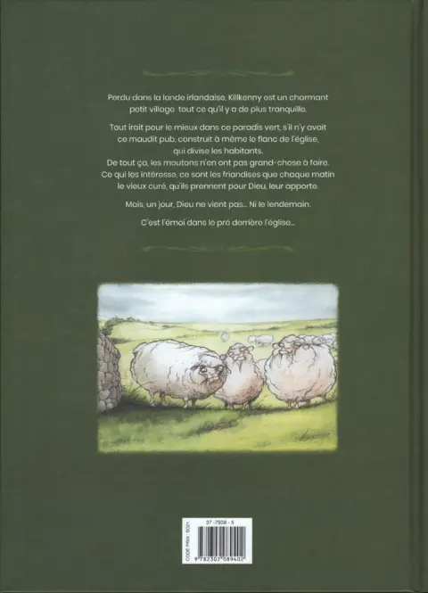 Verso de l'album Le pré derrière l'église Tome 1 Le Pink Clover