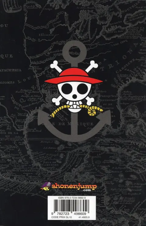 Verso de l'album One Piece Tome 32 Love song