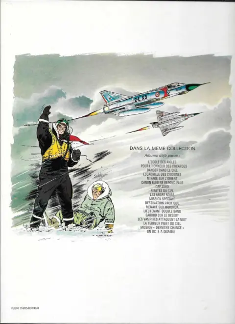 Verso de l'album Tanguy et Laverdure Tome 11 Destination Pacifique