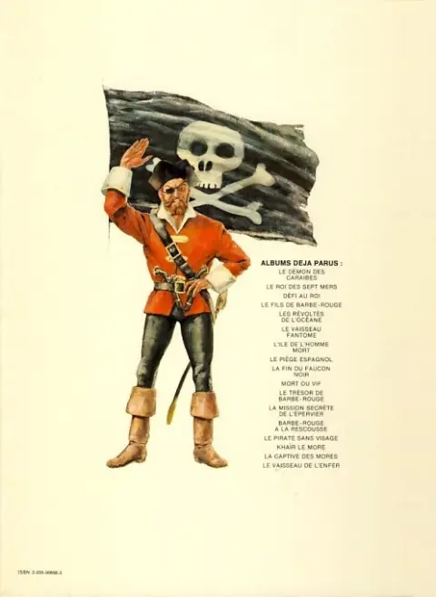 Verso de l'album Barbe-Rouge Tome 16 La Captive des Mores